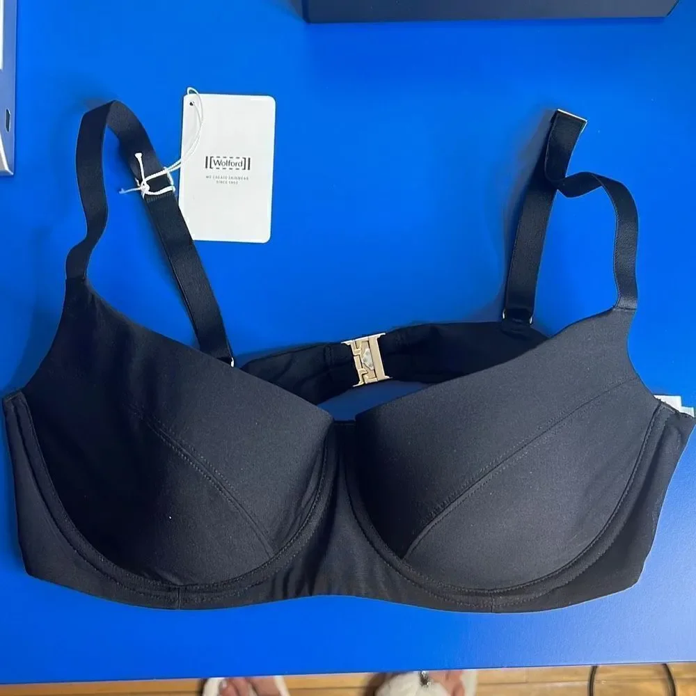 NWT Wolford Juventas Beach Bra B Cup bikini swim top M